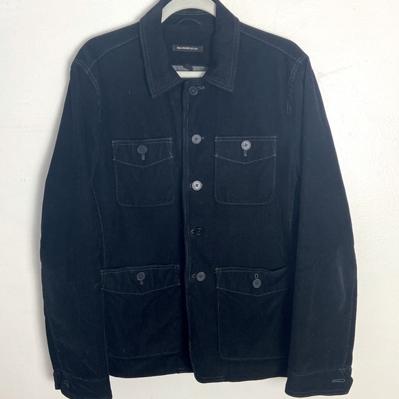 John Varvatos Black Corduroy Jacket size M - Picture 1 of 12
